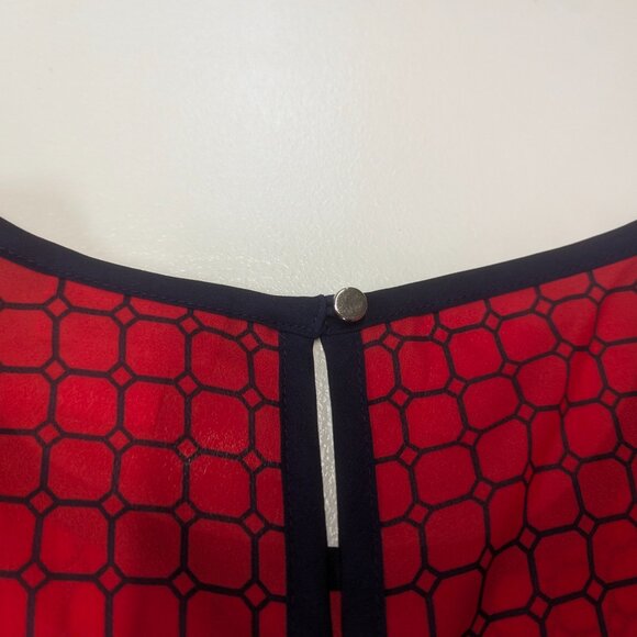 Liz Claiborne Size Small Tank in Red and Navy - Picture 7 of 11